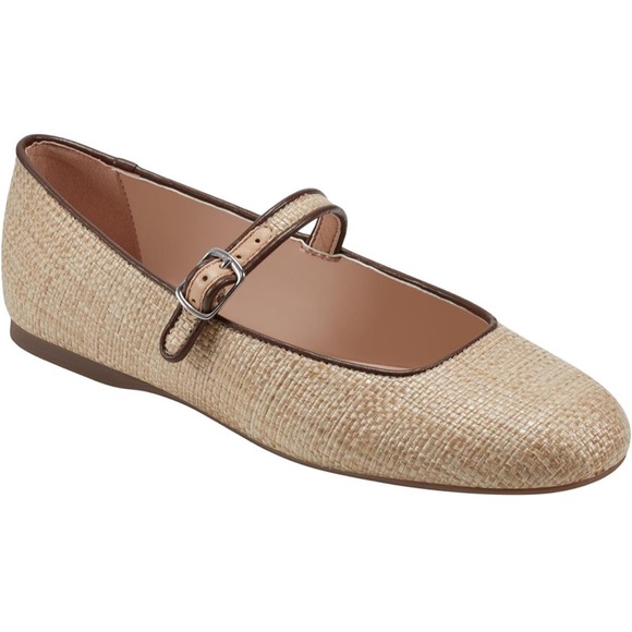 Bandolino Shoes - Bandolino Women’s Philly Mary Jane Flat Dark Natural 8 NEW